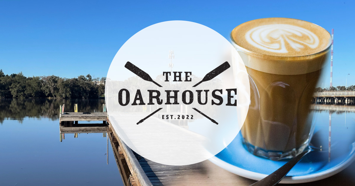 The Oar House Cafe on the Swan River Bayswater